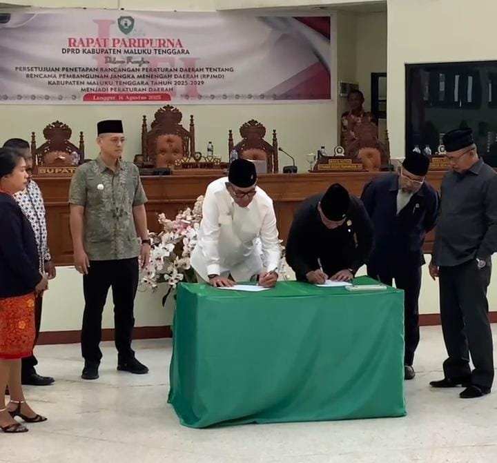 Bupati Tandatangan RPJMD